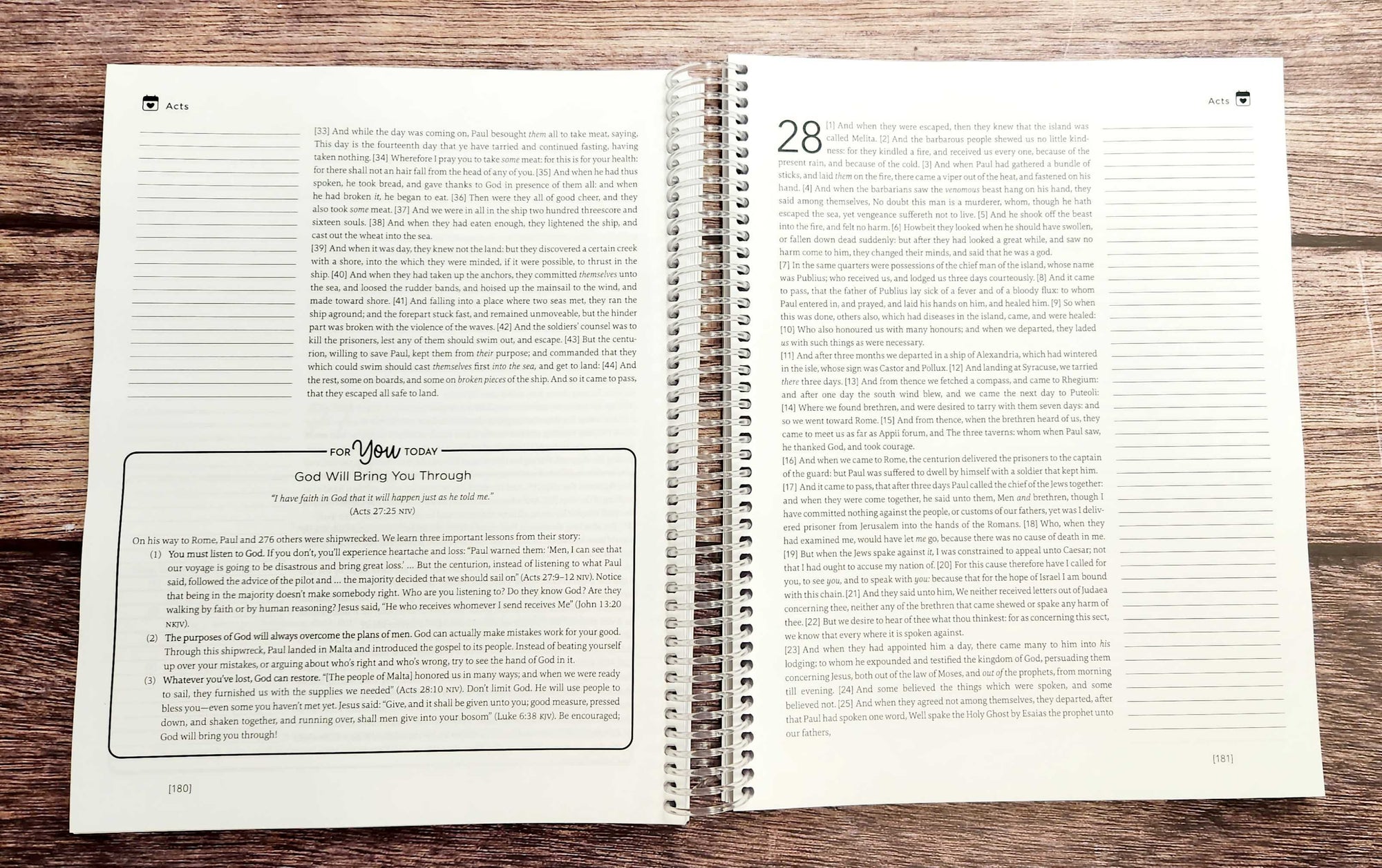 Spiral Bound Bible KJV Mosaic For You Today Shop Spiral bound bible kjv mosaic for you today shop