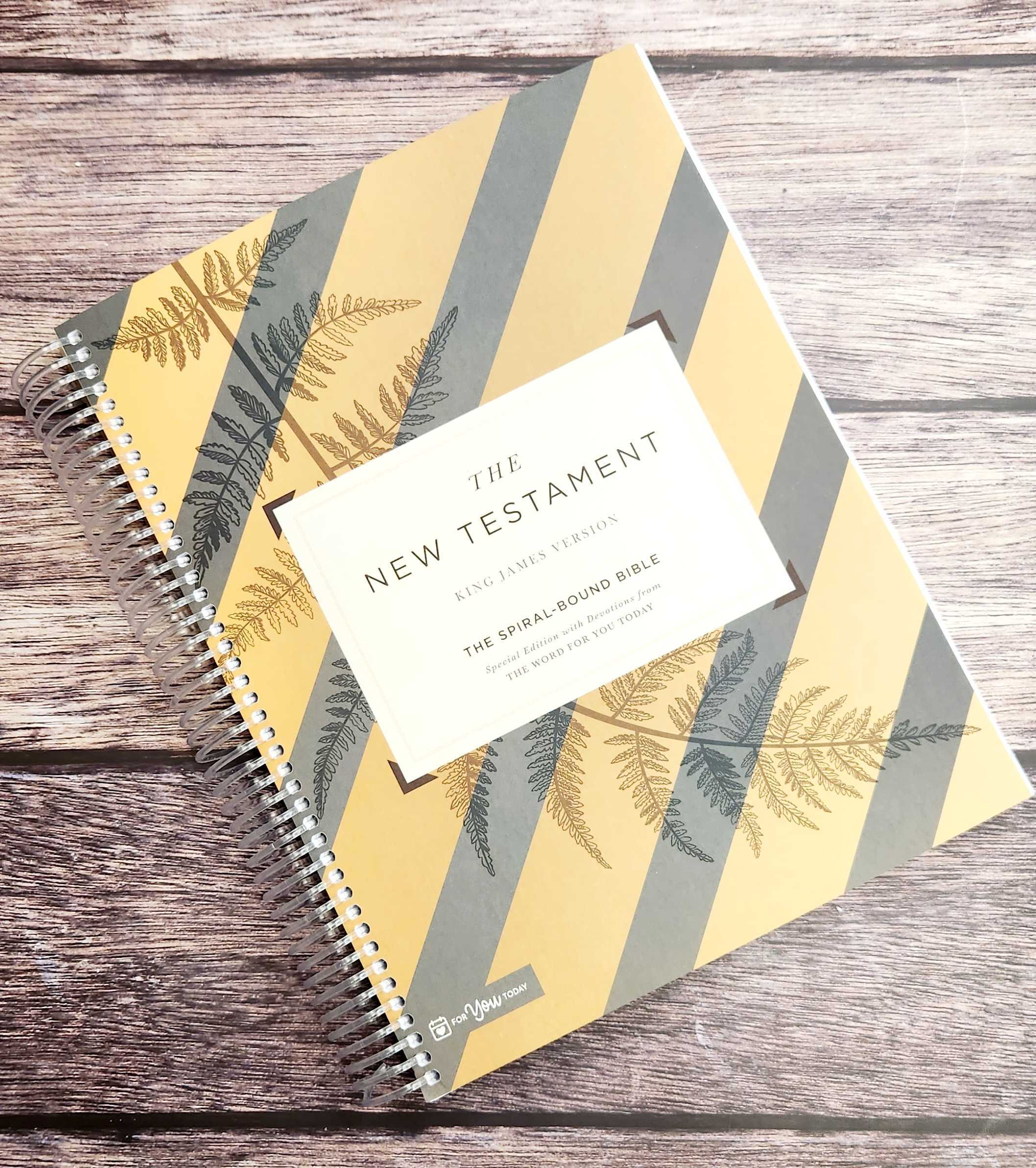 Spiral Bound Bible KJV Stripes For You Today Shop Spiral bound bible kjv stripes for you today shop